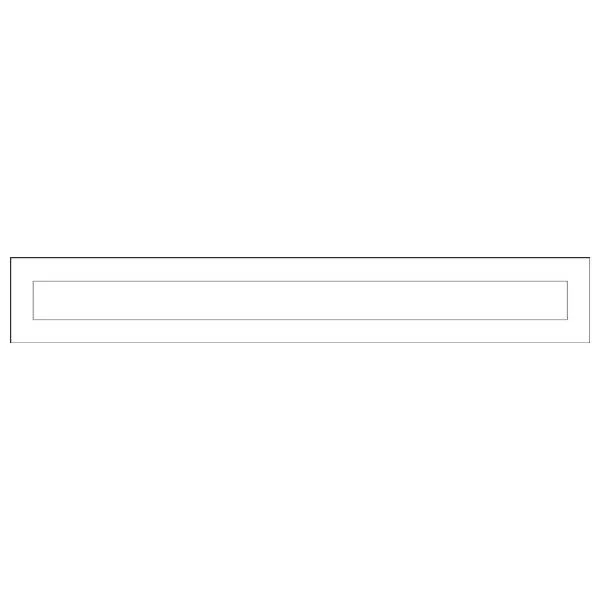 Accuform DTH202WT 1.5"" x 17"" Quick-Pocket Document Holder White