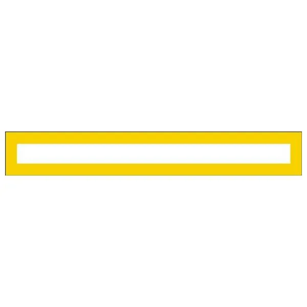 Accuform DTH202YL 1.5"" x 17"" Quick-Pocket Document Holder Yellow