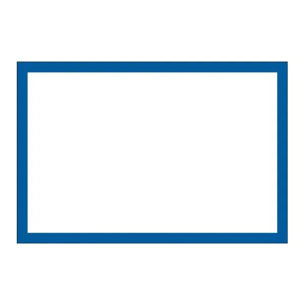 Accuform DTH209BU 11"" x 17"" / 17"" x 11"" Quick-Pocket Document Holder Blue
