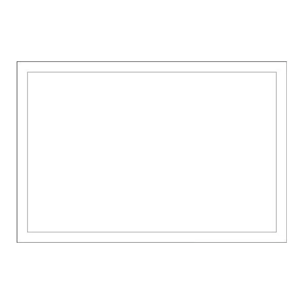 Accuform DTH209WT 11"" x 17"" / 17"" x 11"" Quick-Pocket Document Holder White