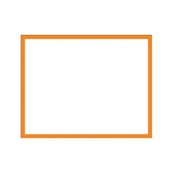 Accuform DTH210OR 17"" x 22"" / 22"" x 17"" Quick-Pocket Document Holder Orange
