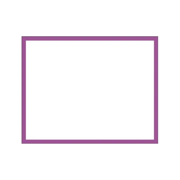 Accuform DTH210PR 17"" x 22"" / 22"" x 17"" Quick-Pocket Document Holder Purple