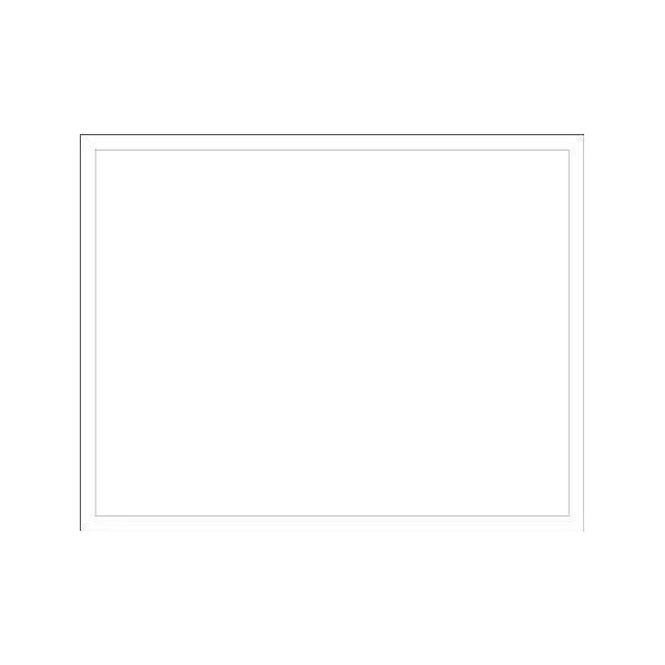Accuform DTH210WT 17"" x 22"" / 22"" x 17"" Quick-Pocket Document Holder White