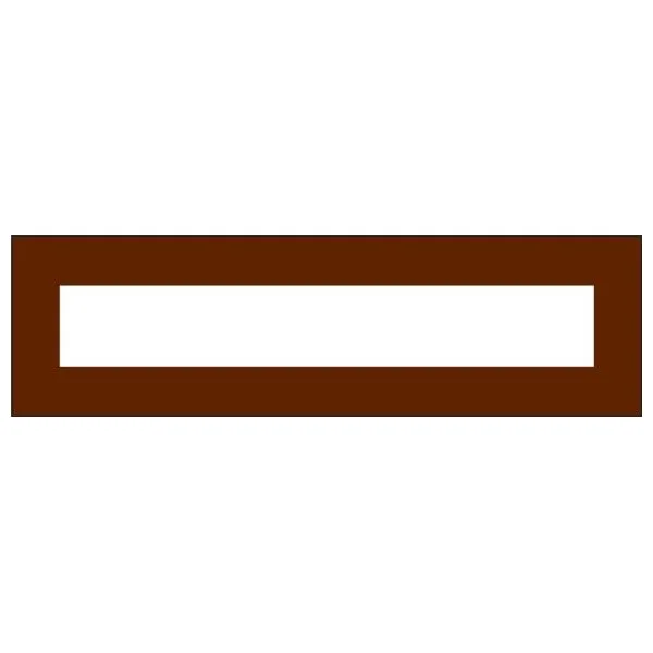Accuform DTH213BR 1.5"" x 8.5"" Quick-Pocket Document Holder Brown