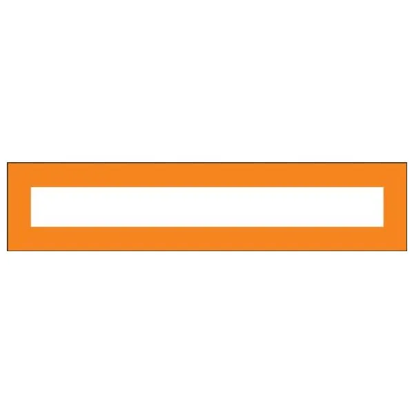 Accuform DTH214OR 1.5"" x 11"" Quick-Pocket Document Holder Orange