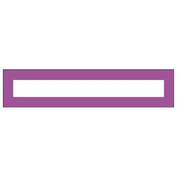 Accuform DTH214PR 1.5"" x 11"" Quick-Pocket Document Holder Purple