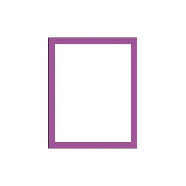 Accuform DTH215PR 11"" x 8.5"" / 8.5"" x 11"" Quick-Pocket Document Holder Purple