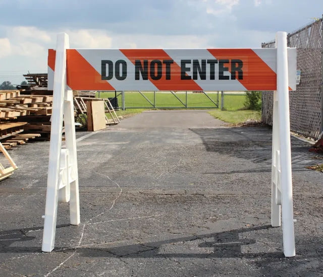 Accuform FBA202 A-Frame Plastic MessageCades: A-Frames