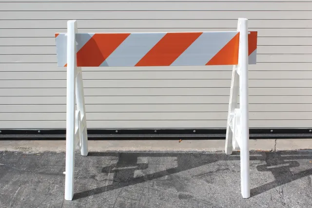 Accuform FBA614 Barriers & Barricades: A-Frame Plastic Barricades