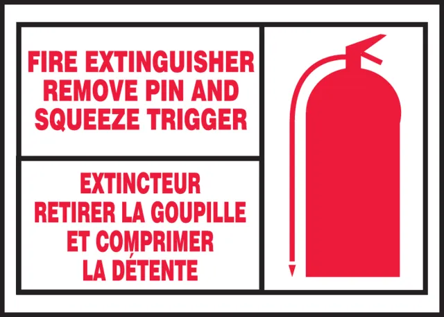Accuform FBLFXG513VSP Bilingual French Sign - Multilingual