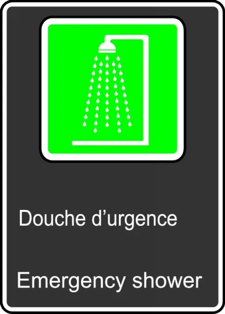 Accuform FBMCSA947XT Safety Sign: Emergency Shower
