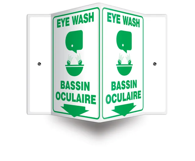 Accuform FBPSP751 Projection Sign - BILINGUAL FRENCH