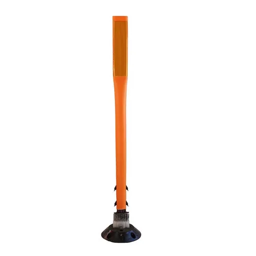 Accuform FBS213OROR Traffic Delineator Posts with Reflective Stickers