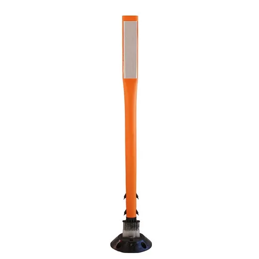 Accuform FBS213ORWT Traffic Delineator Posts with Reflective Stickers