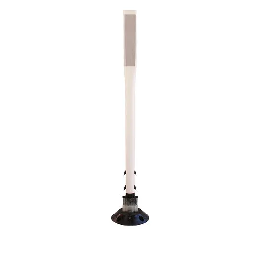 Accuform FBS213WTWT Traffic Delineator Posts with Reflective Stickers
