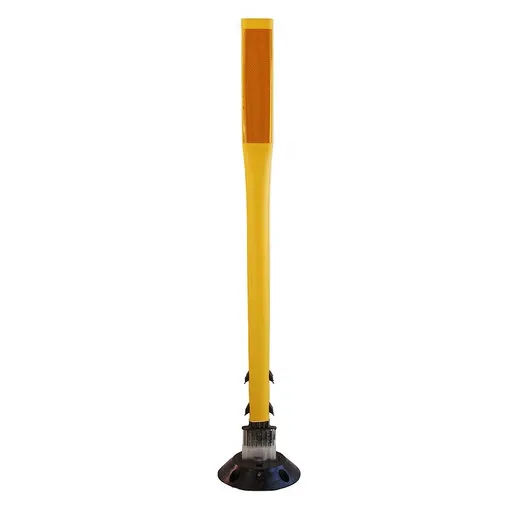 Accuform FBS213YLOR Traffic Delineator Posts with Reflective Stickers