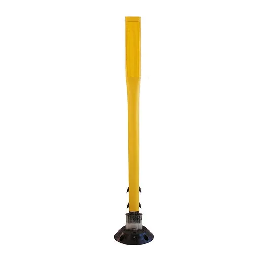 Accuform FBS213YLYL Traffic Delineator Posts with Reflective Stickers