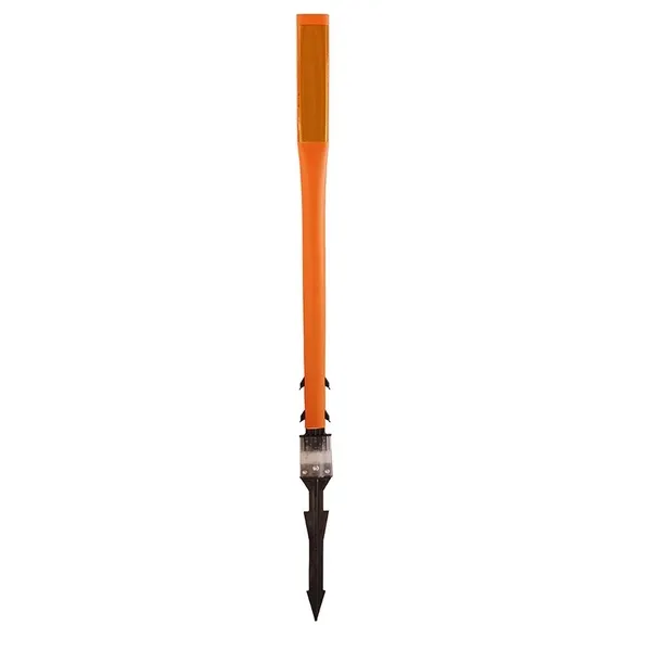 Accuform FBS214OROR Traffic Delineator Posts with Reflective Stickers