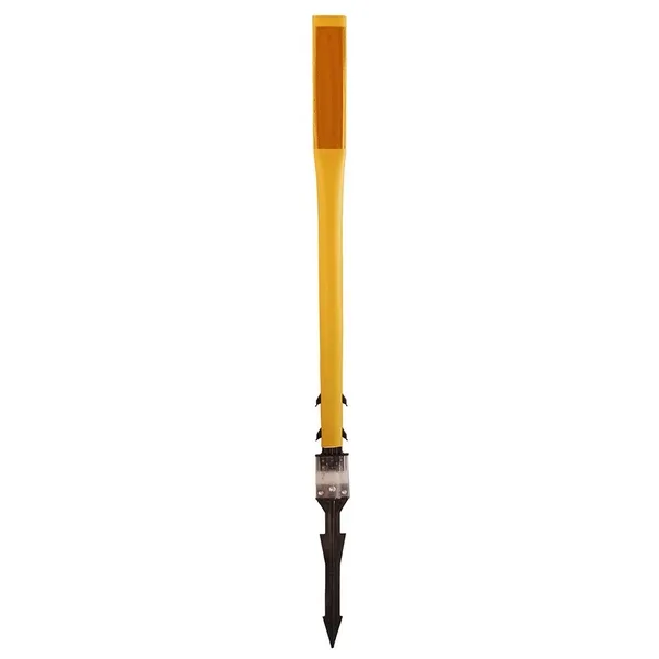 Accuform FBS214YLOR Traffic Delineator Posts with Reflective Stickers