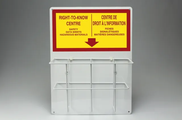 Accuform FBZRS318 Right-To-Know Center: Single Basket