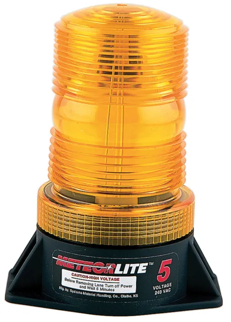 Accuform FLN433 Standard-Profile, Heavy-Duty Strobe Warning Lights: Permanent Mount