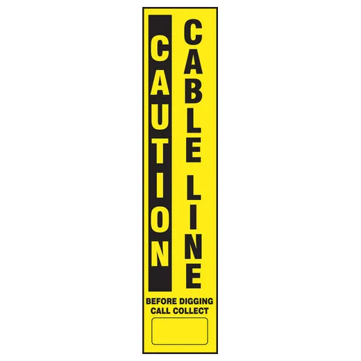 Accuform FMK338 Utility Line-Marking Label Only