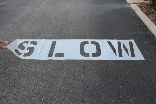 Accuform FMS108D Individual Number and Letter Stencils