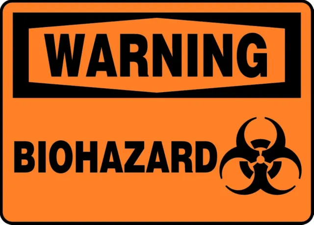 Accuform FRMBHZ300VS Warning Safety Sign: Biohazard