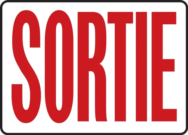 Accuform FRMEXT906VA Safety Sign: Exit