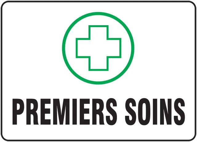 Accuform FRMFSR522XV French Sign - First Aid