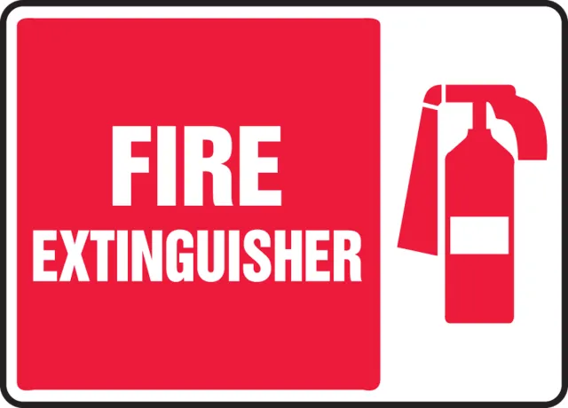 Accuform FRMFXG423XP Safety Sign: Fire Extinguisher (Graphic)