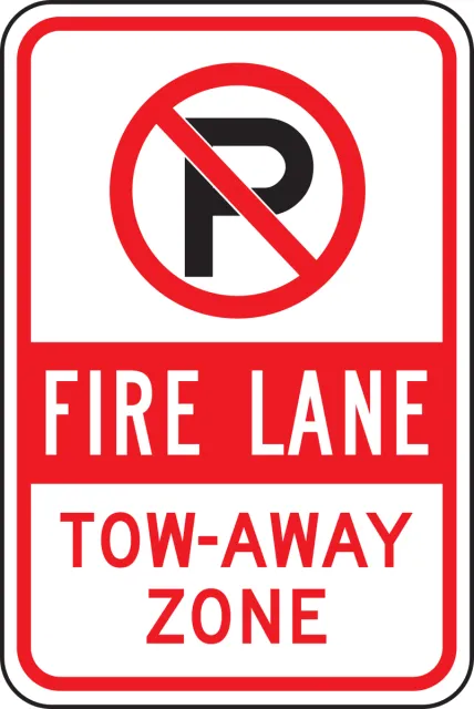 NO PARKING SIGNS 18 in  X 12 in  ENGINEER
