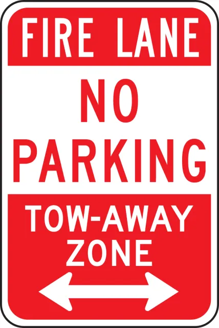 NO PARKING SIGNS 18 in  X 12 in  ENGINEER