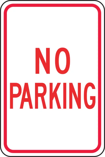Accuform FRP139RA Traffic Sign: No Parking