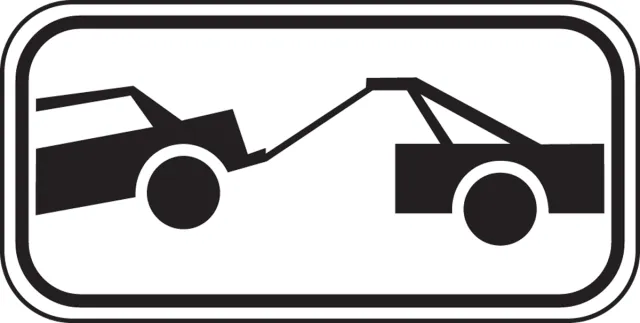 NO PARKING SIGNS 6 X 12 ENGINEER FRP186RA