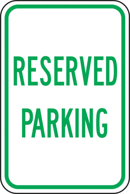Accuform FRP207RA Traffic Sign: Reserved Parking