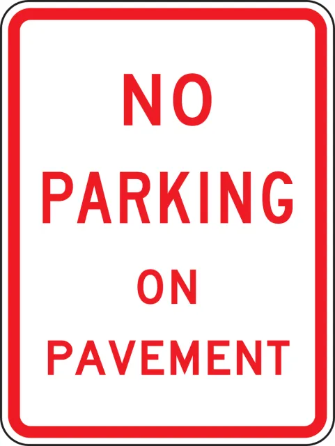 Accuform FRP423RA Parking Restriction Sign