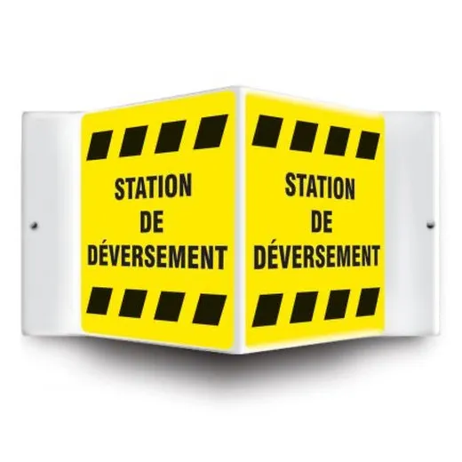 Accuform FRPSP487 24"" x 18"" Projection Sign - French Red Engineer Grade Reflective Aluminum (.080)