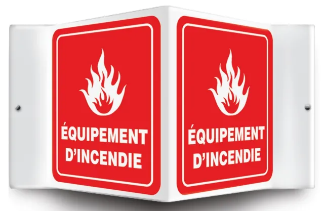 Accuform FRPSP611 Projection Sign: Fire Equipment