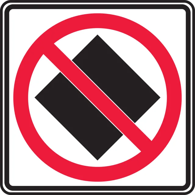 Accuform FRR017DP TRAFFIC SIGN - NO DANGER GOODS