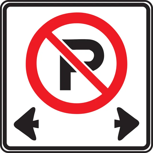 Accuform FRR052HP TRAFFIC SIGN - NO PARKING