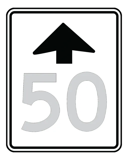 SPEED SIGN 30 in  X 24 in  HIGH INTENSITY