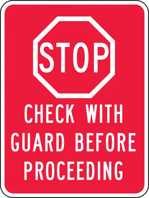 Accuform FRR253HP Facility Traffic Sign