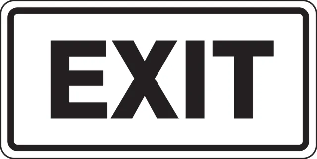 Accuform FRR260RA Facility Traffic Sign