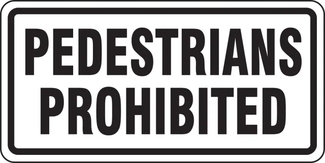 Accuform FRR263HP Facility Traffic Sign