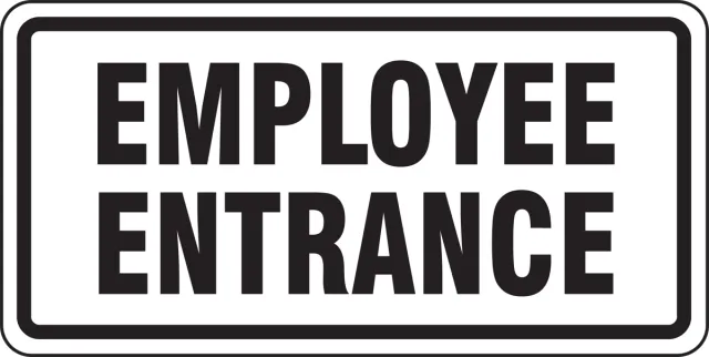 Accuform FRR265RA Facility Traffic Sign