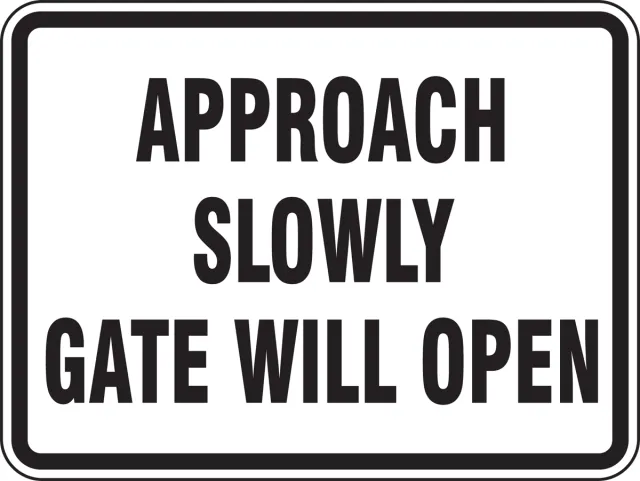 Accuform FRR283DP Facility Traffic Sign