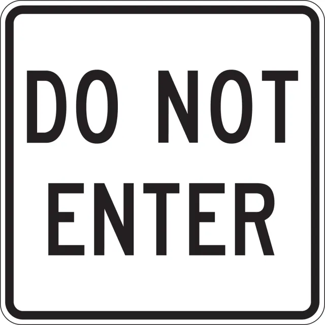 Accuform FRR335DP Facility Traffic Sign: Do Not Enter