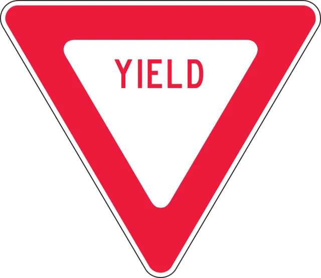 TRAFFIC SIGNS YIELD 36 X 36 DG HIGH FRR426DP