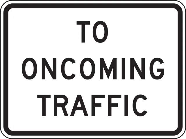 Accuform FRR431DP Stop and Yield Sign: To Oncoming Traffic